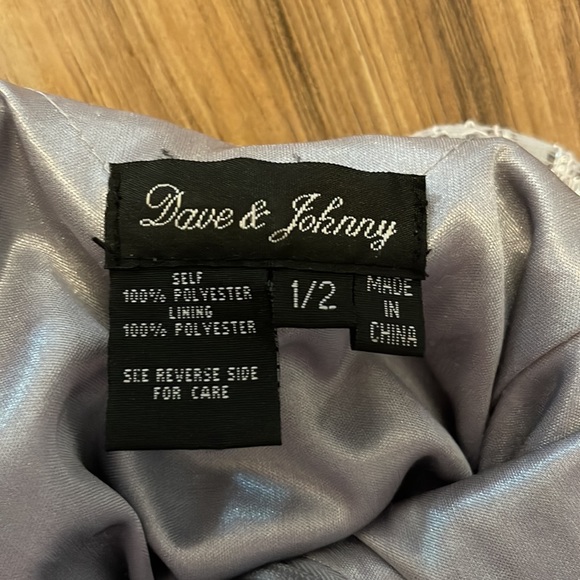 Silver Strapless/one-shoulder Prom Dress - Picture 7 of 8